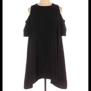 Yu Lin Ge Casual Dress Black Cold Shoulder Size 16